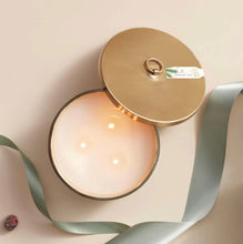 Load image into Gallery viewer, Frasier Fir Frosted Glass Plaid Large 3 Wick Poured Candle
