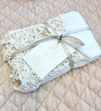 Load image into Gallery viewer, IN STOCK Bella Notte Linens Frida Pillowcase, White
