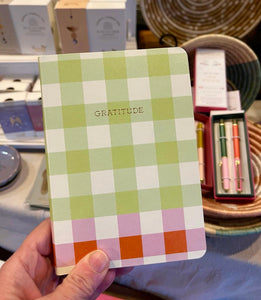 Gratitude Journal + Pen, Picnic Pattern