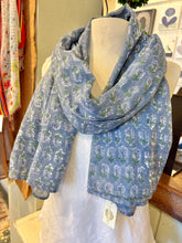 Load image into Gallery viewer, Hand Block Printed Scarves, 8 Colors
