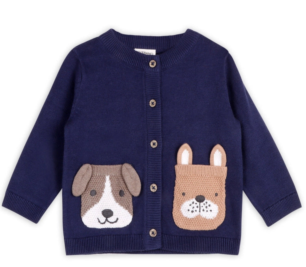 Organic Cotton Puppy Sweater + Pants Set