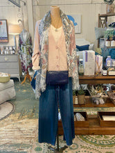 Load image into Gallery viewer, Floral Scarf - Mauve, Denim, Taupe

