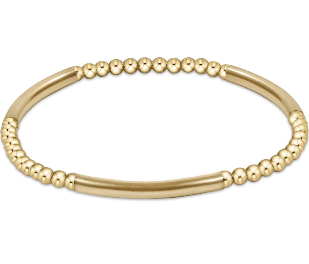 Enewton Bliss Bar Gold Pattern Bracelet