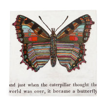 Load image into Gallery viewer, Butterfly Art in Wooden Frame, 8x8&quot;
