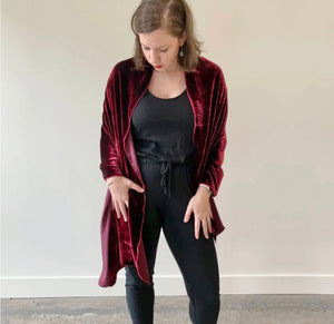 Silk Velvet Shawl (4 Colors)
