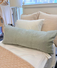 Load image into Gallery viewer, IN STOCK Bella Notte Linens Ines Throw Pillow, 16" x 36", Eucalyptus
