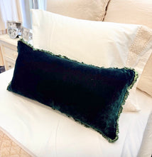 Load image into Gallery viewer, IN STOCK Bella Notte Linens Carmen Throw Pillow, 12x24 (Sterling, Jade)
