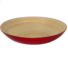 Load image into Gallery viewer, Bamboo Fruit Bowl (Caramel, Red, Dark Green)
