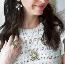 Load image into Gallery viewer, Emilie Shapiro Water Lily Pendant Necklace
