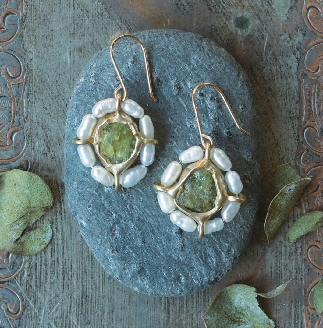 Emilie Shapiro Water Lily Earrings