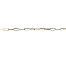 Load image into Gallery viewer, Waxing Poetic Golden Interval Paper Clip Chain
