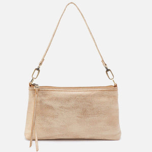 HOBO Darcy Crossbody Bag - Metallic Leather, Gold Leaf