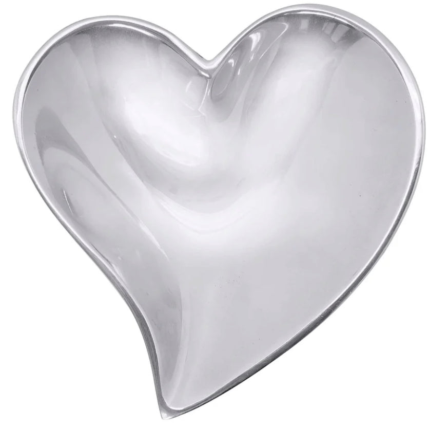 Mariposa Silver Heart Bowl