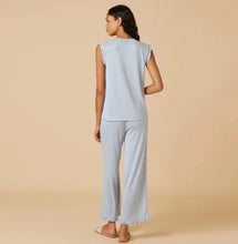 Load image into Gallery viewer, Dream Ruffle V-Neck With Cropped Pant (Last One, Size S)
