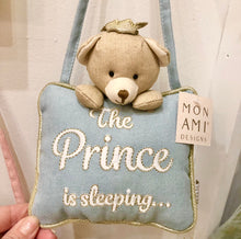 Load image into Gallery viewer, Mon Ami The Prince Is Sleeping Door Hanger
