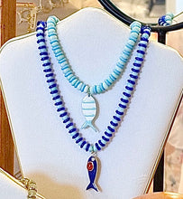Load image into Gallery viewer, Cristina V. Striped Reef Fish Necklace
