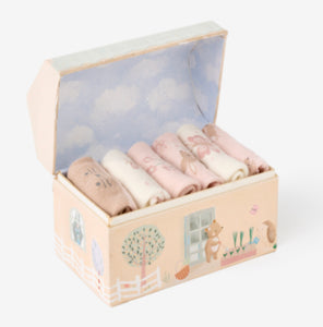 Elegant Baby Baby Socks Gift Set, 6 Pack (Farm, Garden)