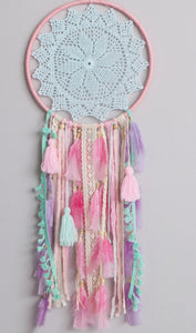 Unicorn Mint Dreamcatcher, Large