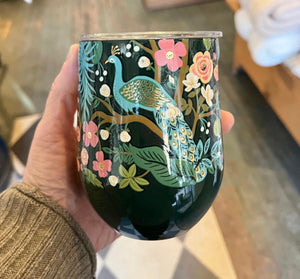 Corkcicle Stemless Wine Cup, Peacock