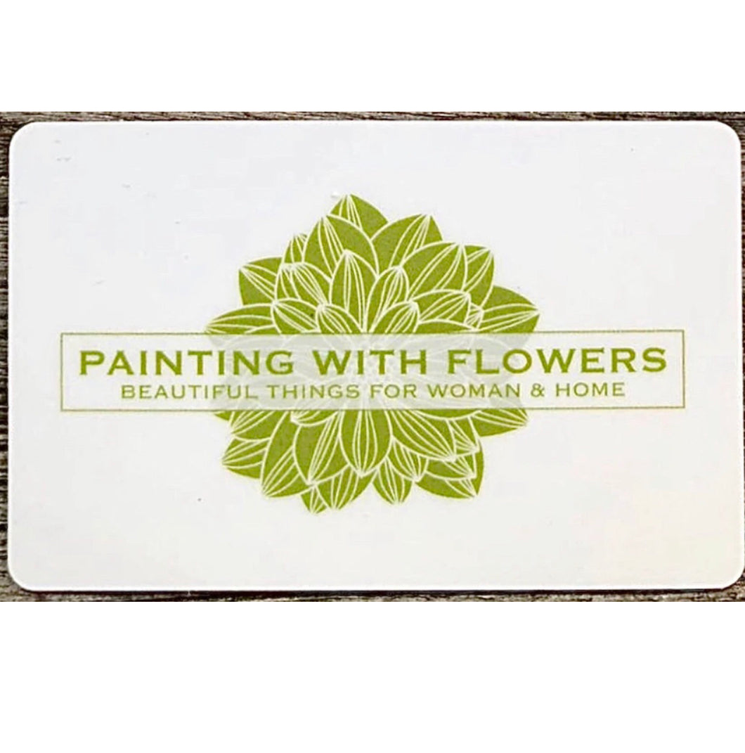 Painting with Flowers Gift Card (from $25)