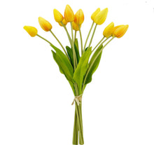 Load image into Gallery viewer, 18&quot; One Dozen Long Stem Faux Tulip Bouquet (3 Colors)
