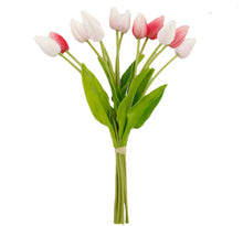 Load image into Gallery viewer, 18&quot; One Dozen Long Stem Faux Tulip Bouquet (3 Colors)
