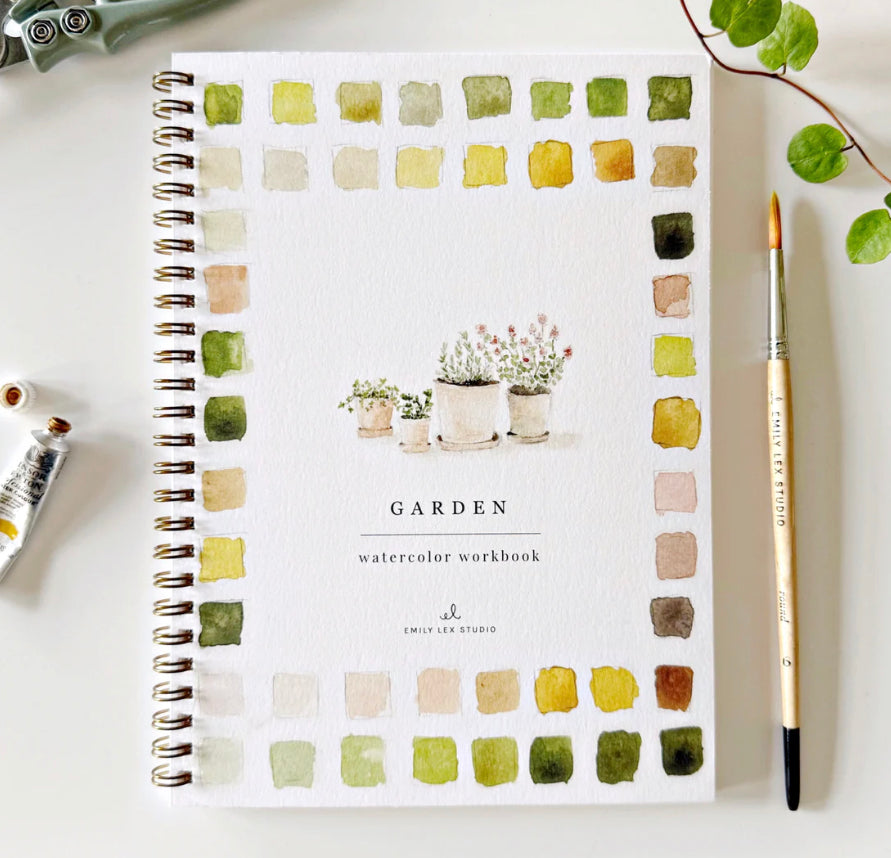 Garden Watercolor Workbook