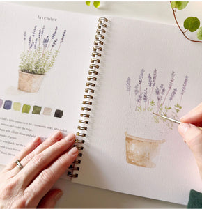 Garden Watercolor Workbook