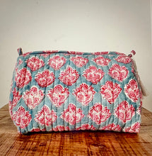 Load image into Gallery viewer, Block Print Large Cosmetic Pouch (6 Styles)
