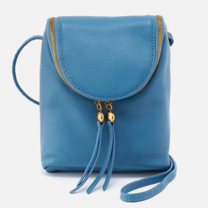 HOBO Fern Crossbody, Dusty Blue