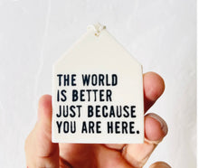 Load image into Gallery viewer, Ceramic Mini Quote Tiles (20 Styles)
