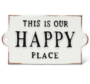 This Is Our Happy Place Sign