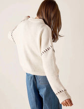 Load image into Gallery viewer, Mersea Dover Whipstitch Sweater, Cream
