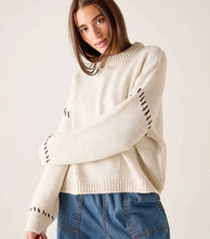 Load image into Gallery viewer, Mersea Dover Whipstitch Sweater, Cream
