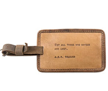 Load image into Gallery viewer, Leather Quote Luggage Tags (7 Styles)
