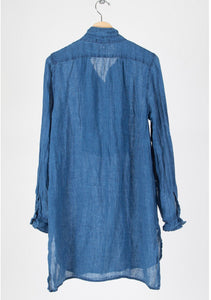 CP Shades Annette Linen Tunic, Indigo