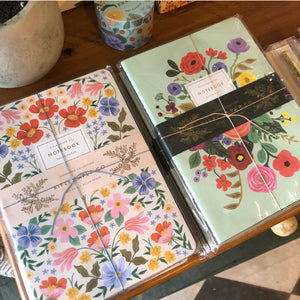 Rifle Paper Co. Set of Three Floral Notebooks (2 Styles)