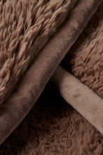 Load image into Gallery viewer, Barefoot Dreams Cloud Faux Fur Throw (Sable, Sandstone)
