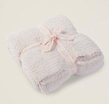 Load image into Gallery viewer, Barefoot Dreams CozyChic Throw (Linen, Stone, Cream, Pink)

