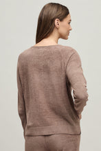 Load image into Gallery viewer, Barefoot Dreams CozyChic Lite Jersey Roll Pullover &amp; Wide Leg Pant Set, Sable
