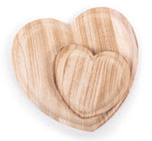 Load image into Gallery viewer, Wooden Heart Tray, Small
