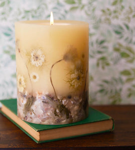 Coastal Vanilla Botanical Candle, 6.5”