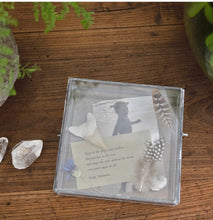 Load image into Gallery viewer, Glass &amp; Zinc Memory Box, 2 Sizes
