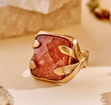 Load image into Gallery viewer, Large Rectangle Rose Cut Cocktail Ring (2 Colors)
