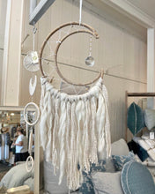 Load image into Gallery viewer, Moon Crystal Dreamcatcher
