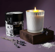 Load image into Gallery viewer, Sea Salt &amp; Lavender Glow Candle, 11oz
