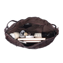 Load image into Gallery viewer, Sacha Patchwork Bag, Dark Brown
