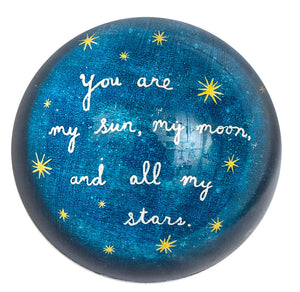 Glass Dome Paperweights (7 Styles)