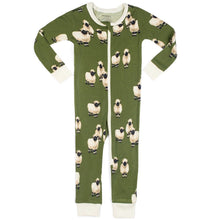 Load image into Gallery viewer, Milkbarn Valais Sheep Zippered Footed Romper
