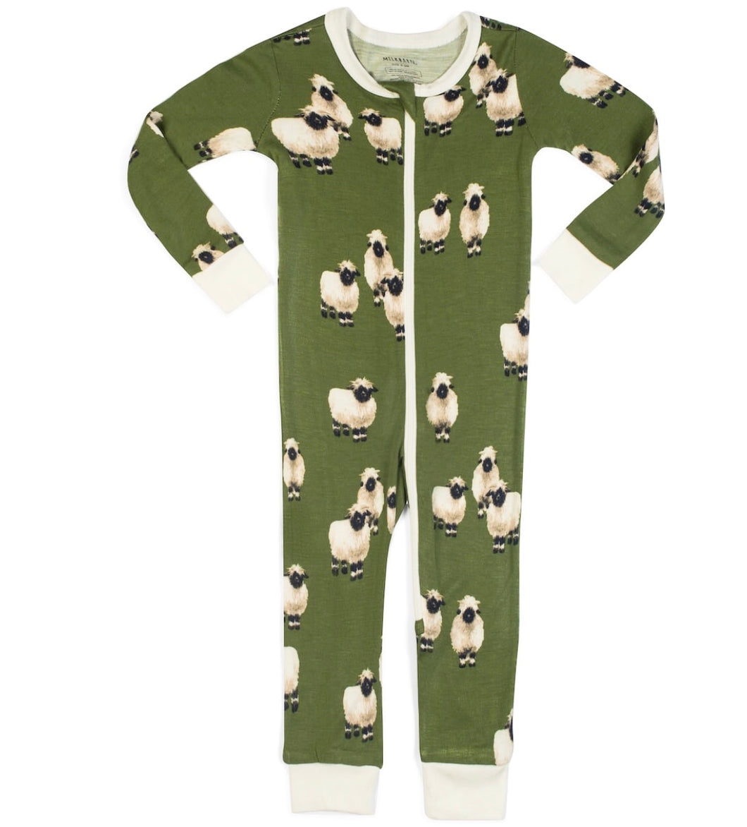 Milkbarn Valais Sheep Zippered Pajama